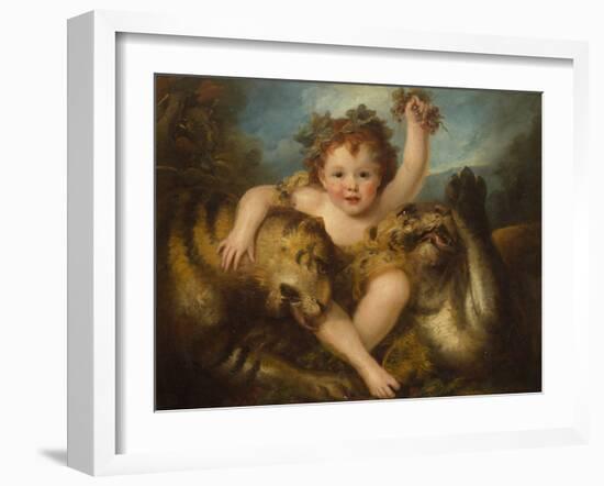 Portrait of the Hon George Lamb, as the Infant Bacchus-Maria Hadfield Cosway-Framed Giclee Print