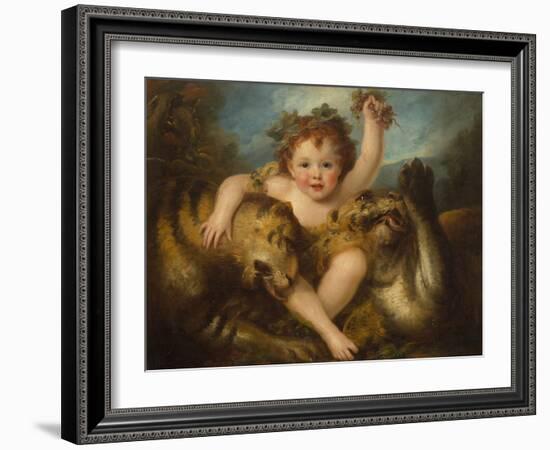 Portrait of the Hon George Lamb, as the Infant Bacchus-Maria Hadfield Cosway-Framed Giclee Print