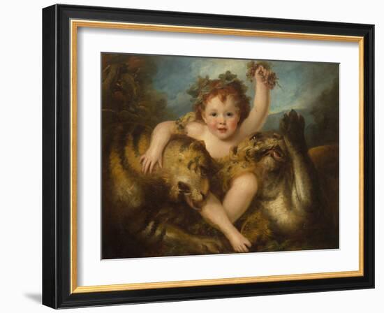 Portrait of the Hon George Lamb, as the Infant Bacchus-Maria Hadfield Cosway-Framed Giclee Print