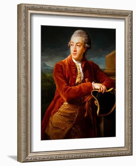 Portrait of the Hon. John Smith, 1773 (On Canvas)-Pompeo Girolamo Batoni-Framed Giclee Print