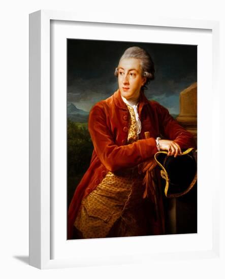 Portrait of the Hon. John Smith, 1773 (On Canvas)-Pompeo Girolamo Batoni-Framed Giclee Print