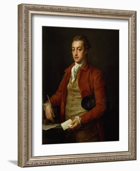 Portrait of the Hon. Lionel Damer-Pompeo Girolamo Batoni-Framed Giclee Print