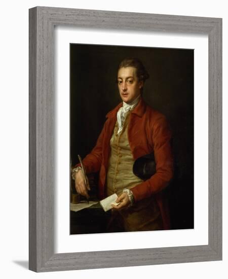 Portrait of the Hon. Lionel Damer-Pompeo Girolamo Batoni-Framed Giclee Print