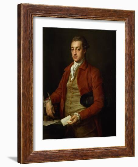 Portrait of the Hon. Lionel Damer-Pompeo Girolamo Batoni-Framed Giclee Print