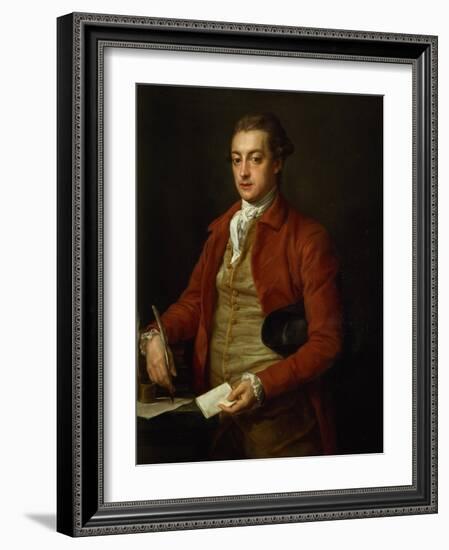 Portrait of the Hon. Lionel Damer-Pompeo Girolamo Batoni-Framed Giclee Print