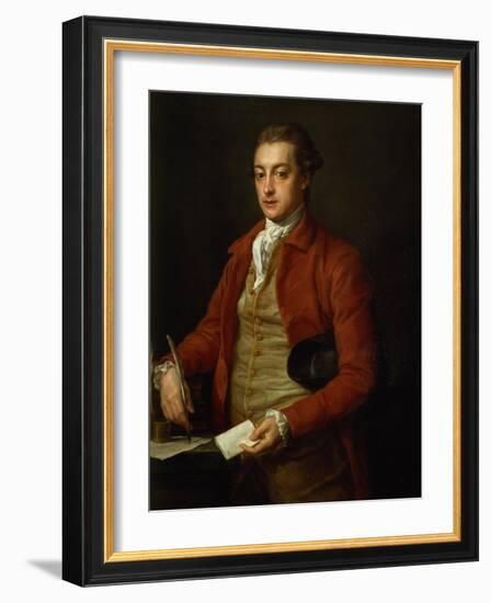 Portrait of the Hon. Lionel Damer-Pompeo Girolamo Batoni-Framed Giclee Print