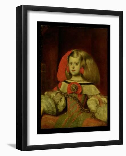 Portrait of the Infanta Margarita-Diego Velazquez-Framed Giclee Print