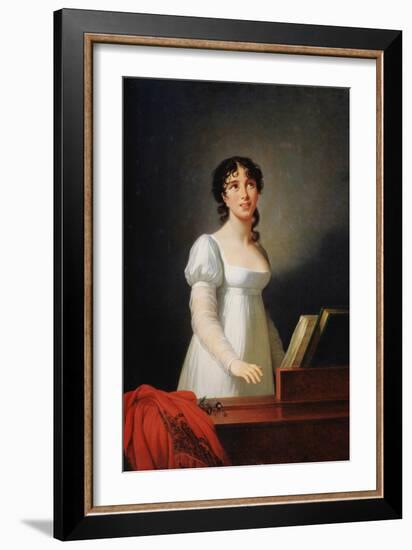 Portrait of the Italian Singer Angelika Catalani, Late 18th or Early 19th Century-Elisabeth Louise Vigee-LeBrun-Framed Giclee Print