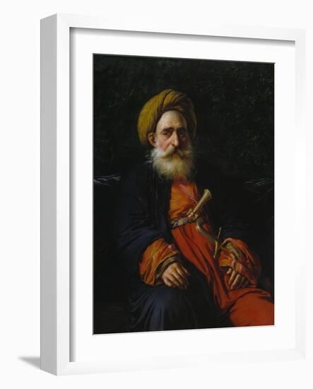 Portrait of the Katchef Dahouth, Christian Mameluke, 1804-Anne-Louis Girodet de Roussy-Trioson-Framed Giclee Print