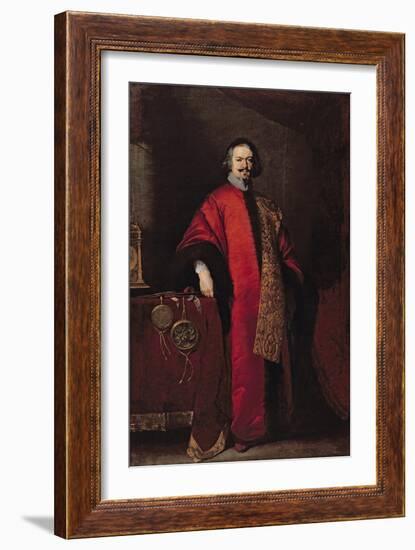 Portrait of the Knight Giovanni Grimani, c.1640-Bernardo Strozzi-Framed Giclee Print