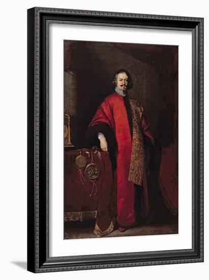 Portrait of the Knight Giovanni Grimani, c.1640-Bernardo Strozzi-Framed Giclee Print