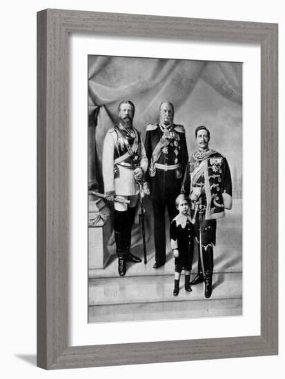 Portrait of the Last Three German Emperors-null-Framed Giclee Print