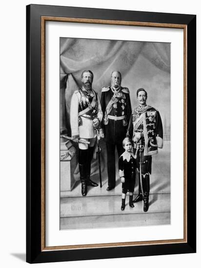 Portrait of the Last Three German Emperors-null-Framed Giclee Print