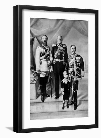 Portrait of the Last Three German Emperors-null-Framed Giclee Print