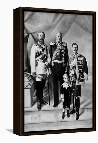 Portrait of the Last Three German Emperors-null-Framed Premier Image Canvas