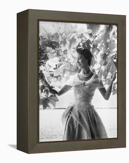 Portrait of the Late Princess Margaret, Countess of Snowdon, 21 August 1930 - 9 February 2002-Cecil Beaton-Framed Premier Image Canvas