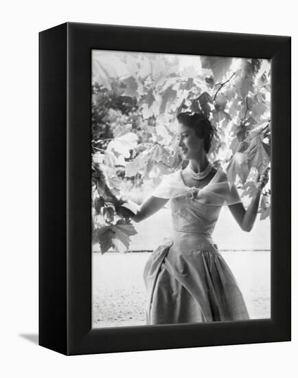 Portrait of the Late Princess Margaret, Countess of Snowdon, 21 August 1930 - 9 February 2002-Cecil Beaton-Framed Premier Image Canvas