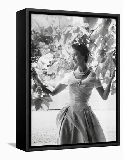 Portrait of the Late Princess Margaret, Countess of Snowdon, 21 August 1930 - 9 February 2002-Cecil Beaton-Framed Premier Image Canvas