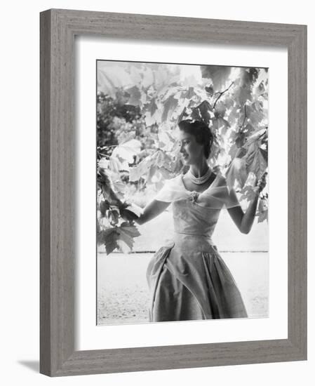 Portrait of the Late Princess Margaret, Countess of Snowdon, 21 August 1930 - 9 February 2002-Cecil Beaton-Framed Photographic Print