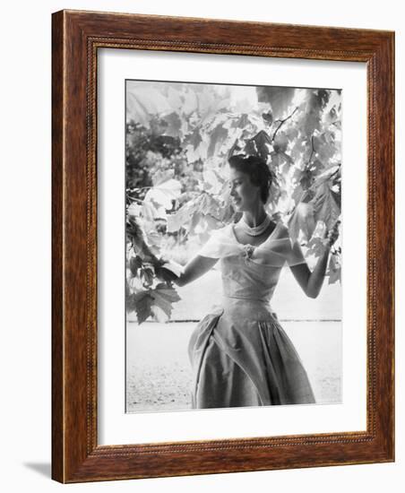 Portrait of the Late Princess Margaret, Countess of Snowdon, 21 August 1930 - 9 February 2002-Cecil Beaton-Framed Photographic Print