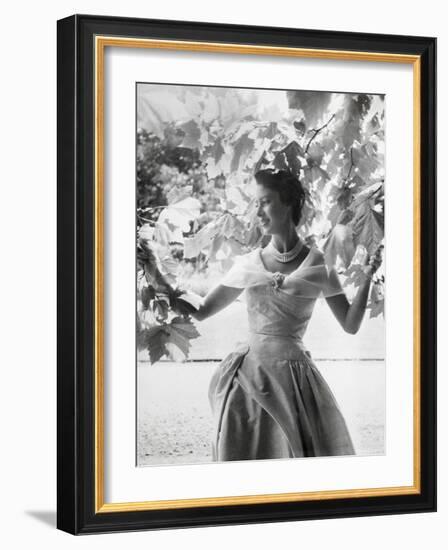 Portrait of the Late Princess Margaret, Countess of Snowdon, 21 August 1930 - 9 February 2002-Cecil Beaton-Framed Photographic Print