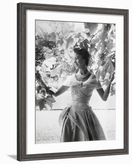 Portrait of the Late Princess Margaret, Countess of Snowdon, 21 August 1930 - 9 February 2002-Cecil Beaton-Framed Photographic Print