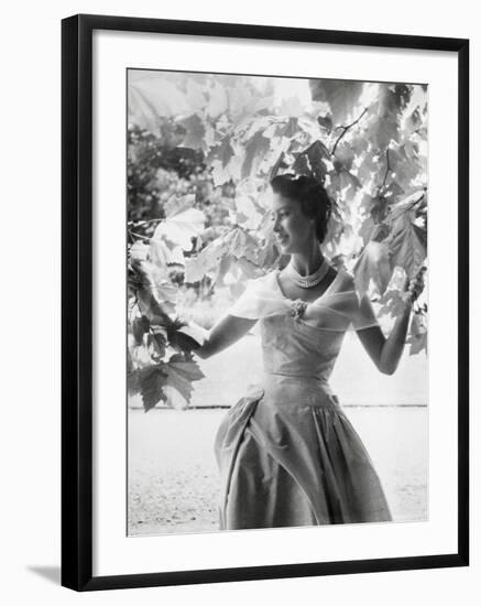 Portrait of the Late Princess Margaret, Countess of Snowdon, 21 August 1930 - 9 February 2002-Cecil Beaton-Framed Photographic Print