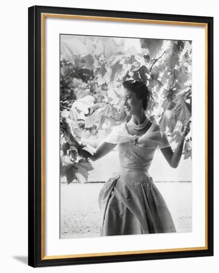 Portrait of the Late Princess Margaret, Countess of Snowdon, 21 August 1930 - 9 February 2002-Cecil Beaton-Framed Photographic Print