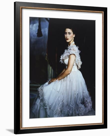 Portrait of the Late Princess Margaret, Countess of Snowdon, 21 August 1930 - 9 February 2002-Cecil Beaton-Framed Photographic Print