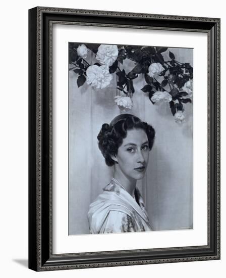 Portrait of the Late Princess Margaret, Countess of Snowdon, 21 August 1930 - 9 February 2002-Cecil Beaton-Framed Photographic Print