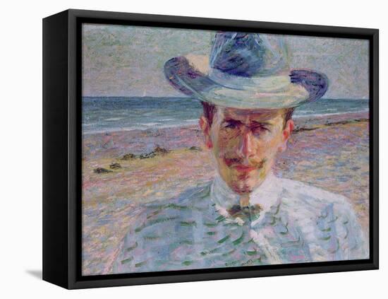 Portrait of the Lawyer-Umberto Boccioni-Framed Premier Image Canvas