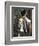 Portrait Of The Man With A Cigarette-balaikin2009-Framed Premium Giclee Print