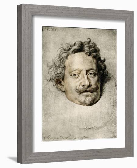 Portrait of the Marquis De La Genesse-Peter Paul Rubens-Framed Giclee Print