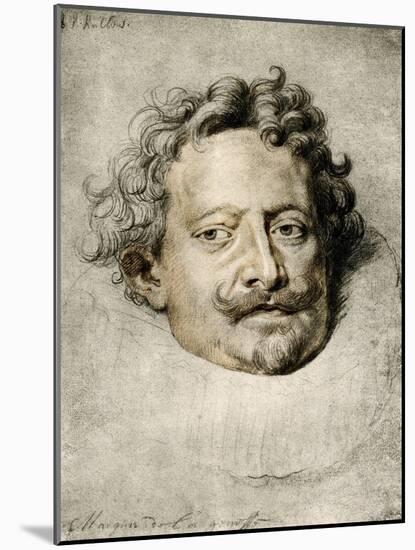 Portrait of the Marquis De La Genesse-Peter Paul Rubens-Mounted Giclee Print