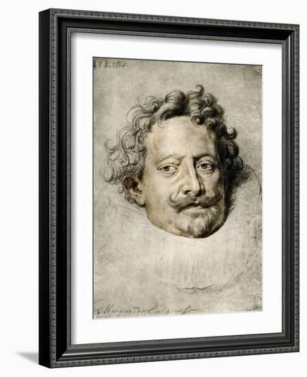 Portrait of the Marquis De La Genesse-Peter Paul Rubens-Framed Giclee Print