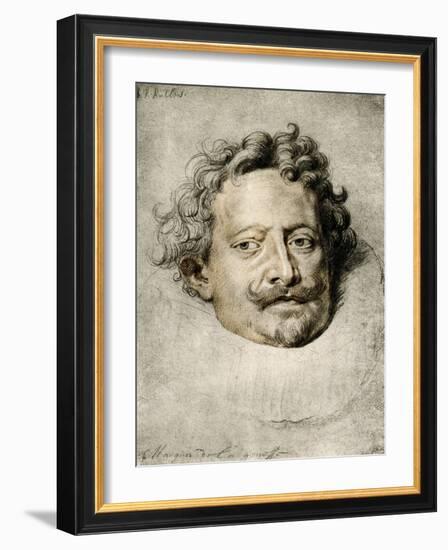 Portrait of the Marquis De La Genesse-Peter Paul Rubens-Framed Giclee Print