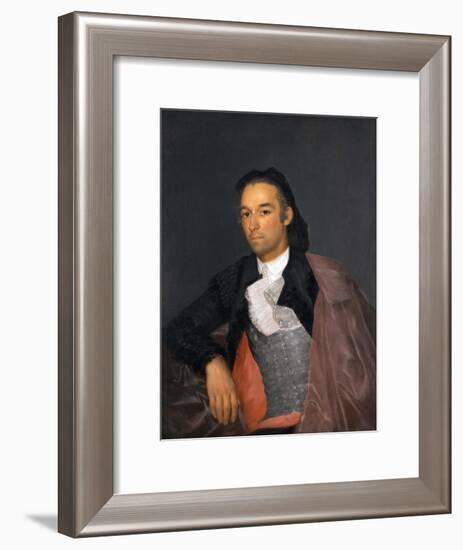 Portrait of the Matador Pedro Romero by Francisco Goya-null-Framed Giclee Print
