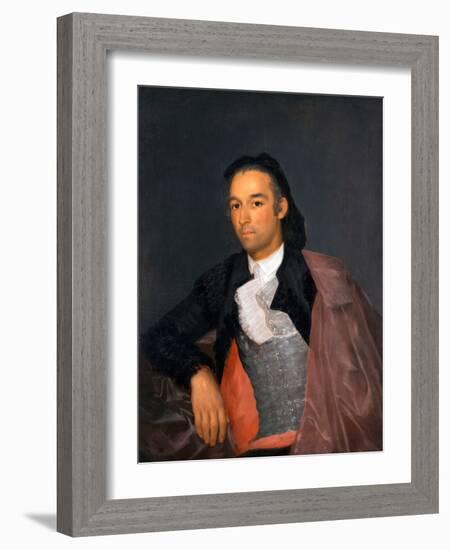 Portrait of the Matador Pedro Romero by Francisco Goya-Fine Art-Framed Photographic Print