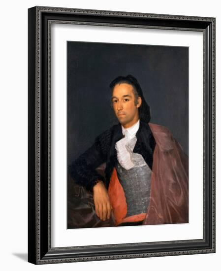 Portrait of the Matador Pedro Romero by Francisco Goya-Fine Art-Framed Photographic Print