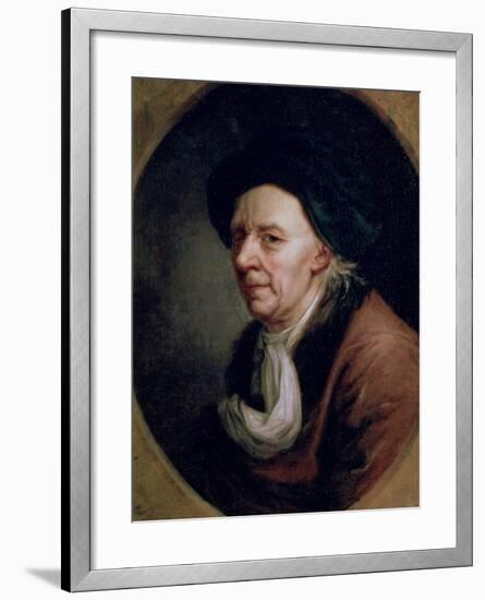 Portrait of the Mathematician Leonard Euler (1707-83)-Joseph Friedrich August Darbes-Framed Giclee Print