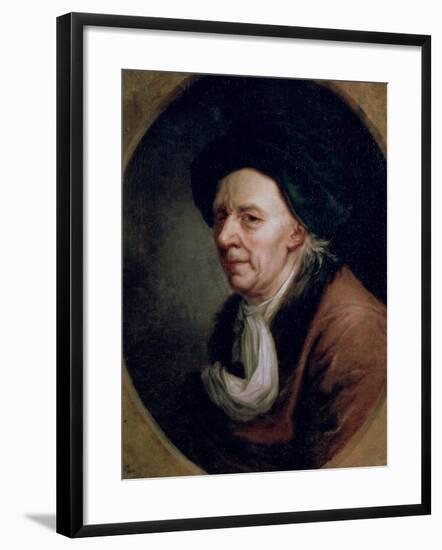 Portrait of the Mathematician Leonard Euler (1707-83)-Joseph Friedrich August Darbes-Framed Giclee Print