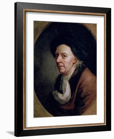 Portrait of the Mathematician Leonard Euler (1707-83)-Joseph Friedrich August Darbes-Framed Giclee Print