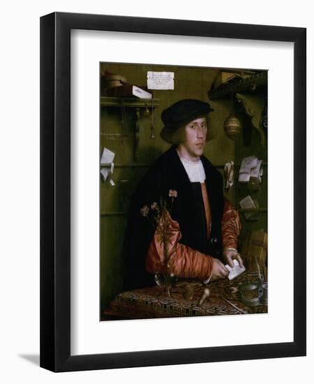 Portrait of the Merchant George Gisze, 1532-Hans Holbein the Younger-Framed Giclee Print