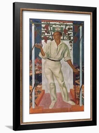 Portrait of the Mexican Artist Roberto Montenegro Nervo (1887-196), 1915-Alexander Yevgenyevich Yakovlev-Framed Giclee Print