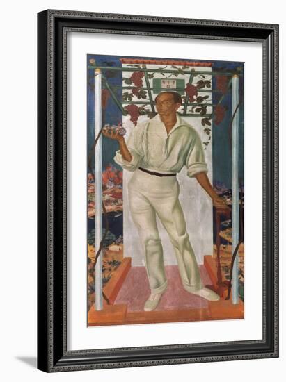 Portrait of the Mexican Artist Roberto Montenegro Nervo (1887-196), 1915-Alexander Yevgenyevich Yakovlev-Framed Giclee Print