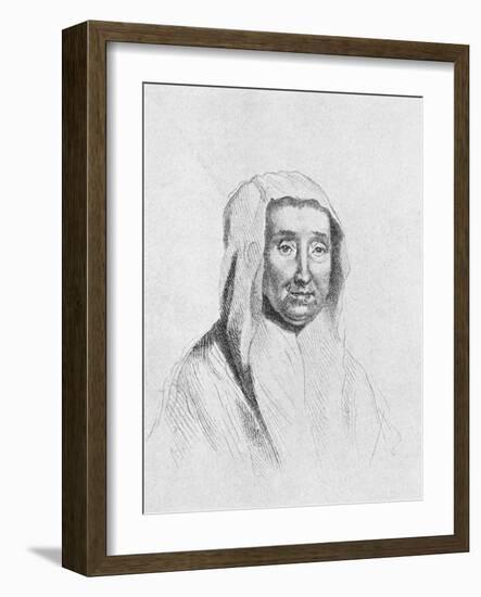 Portrait of the mother of Alexander Pope-Jonathan Richardson-Framed Giclee Print
