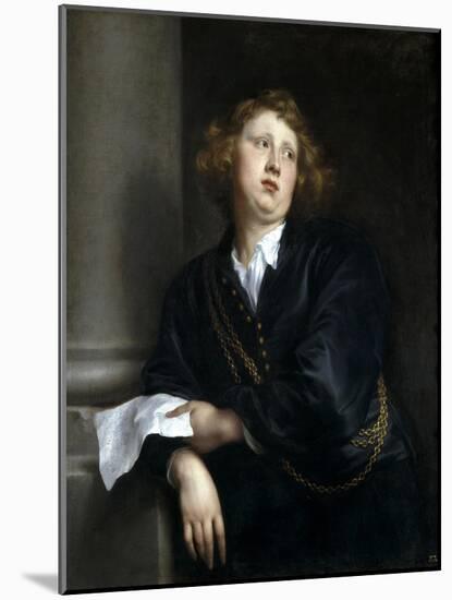 Portrait of the Musician Henricus Liberti, 1627-1632-Sir Anthony Van Dyck-Mounted Giclee Print