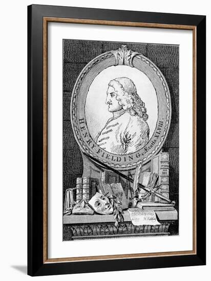 Portrait of the Novelist and Playwright Henry Fielding (1707-175), 1762-William Hogarth-Framed Giclee Print