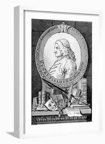 Portrait of the Novelist and Playwright Henry Fielding (1707-175), 1762-William Hogarth-Framed Giclee Print