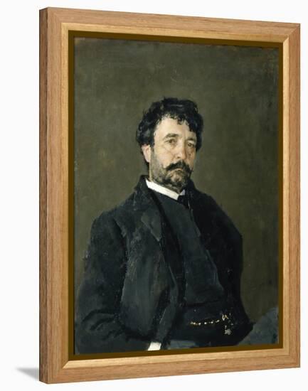 Portrait of the Opera Singer Angelo Masini (1844-192), 1890-Valentin Alexandrovich Serov-Framed Premier Image Canvas